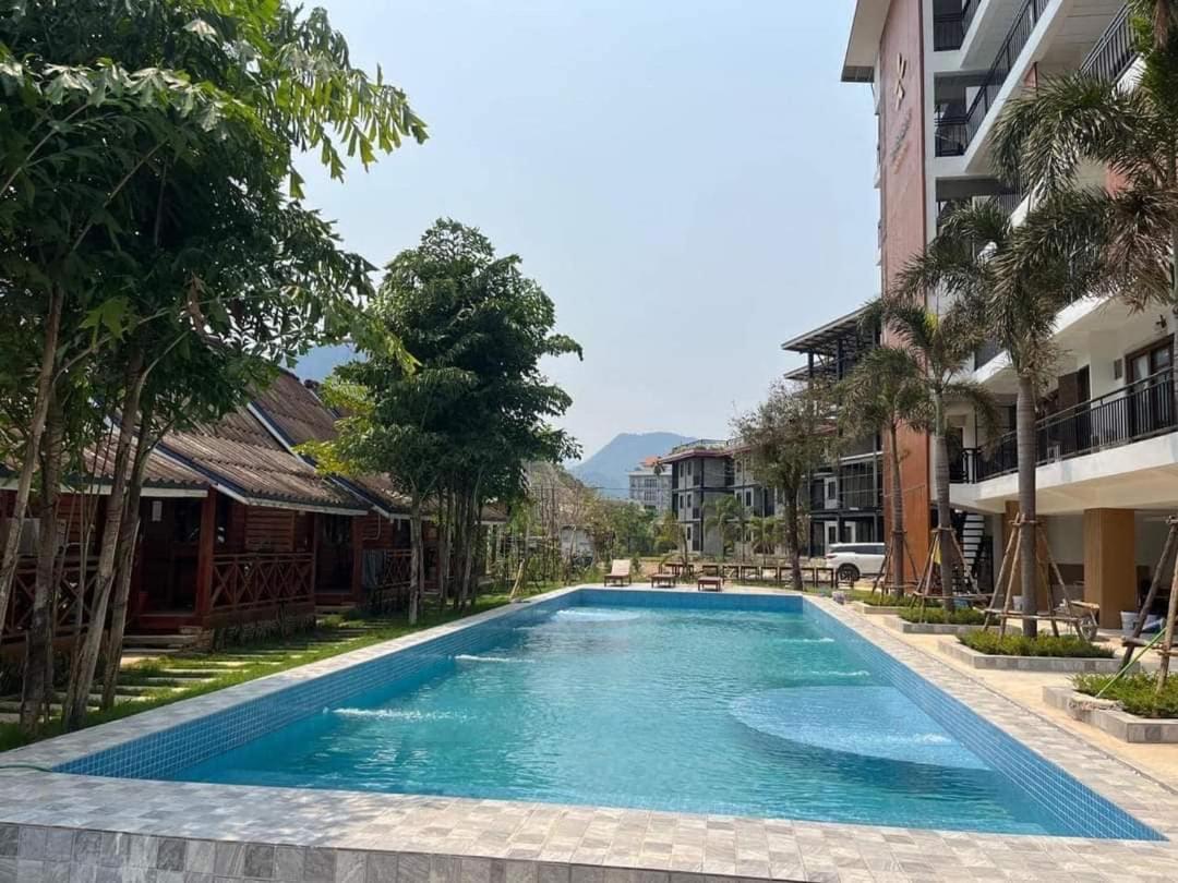 Vang Vieng Bungalows Екстер'єр фото